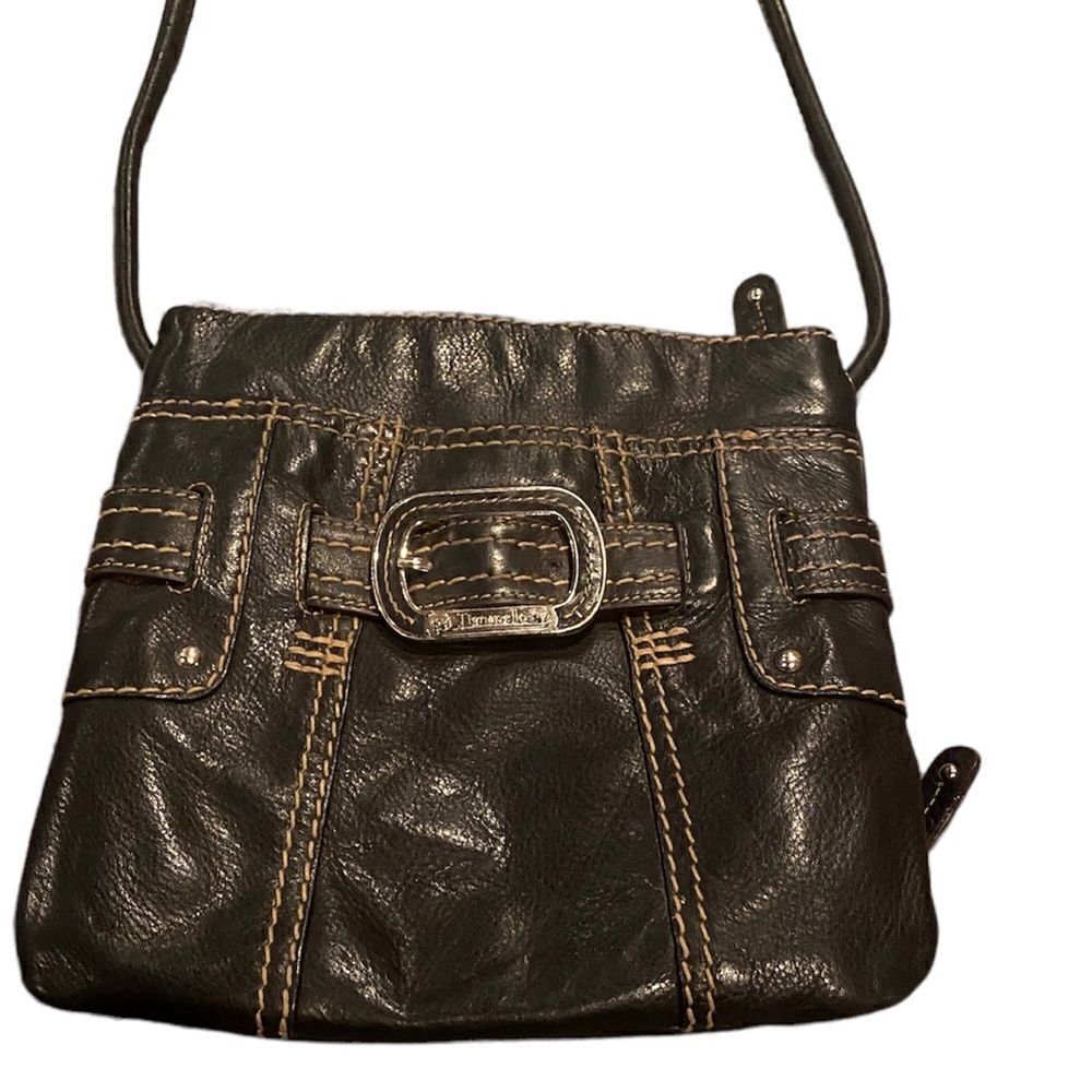 Tignanello Black Crossbody Purse